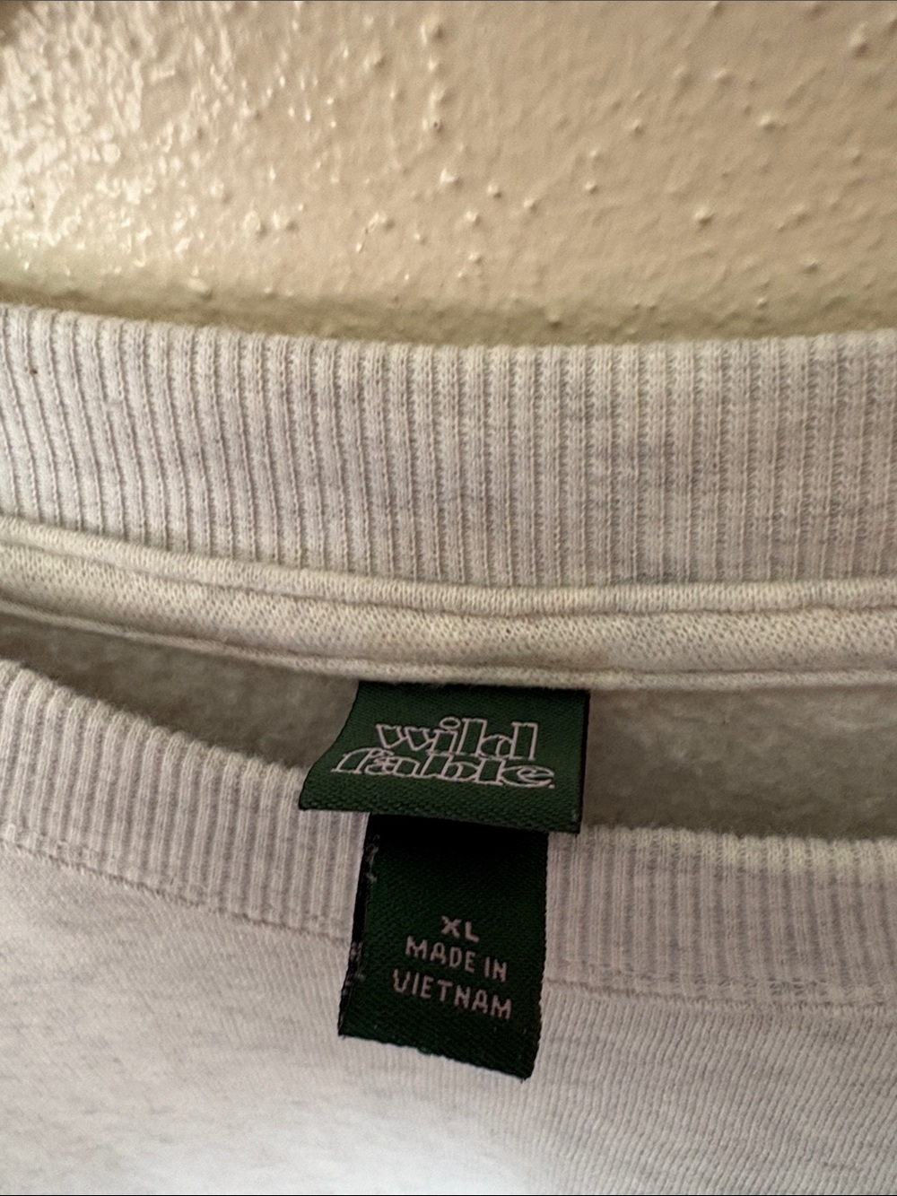 wild fable Light Gray Women's Crewneck Sweatshirt - Picture 2 of 3